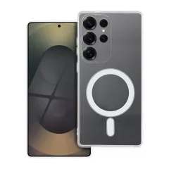   Samsung S25 Edge készülékhez 2 mm vékony, Mag Cover MagSafe-kompatibilis tok, kameravédelemmel, átlátszó