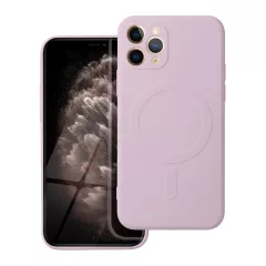   Silicone Mag Cover tok MagSafe-kompatibilis iPhone 11 Pro készülékhez rózsaszín