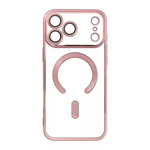 Electro Mag Cover tok iPhone 17 PRO MAX készülékhez MagSafe-kompatibilis, arany-rózsaszín