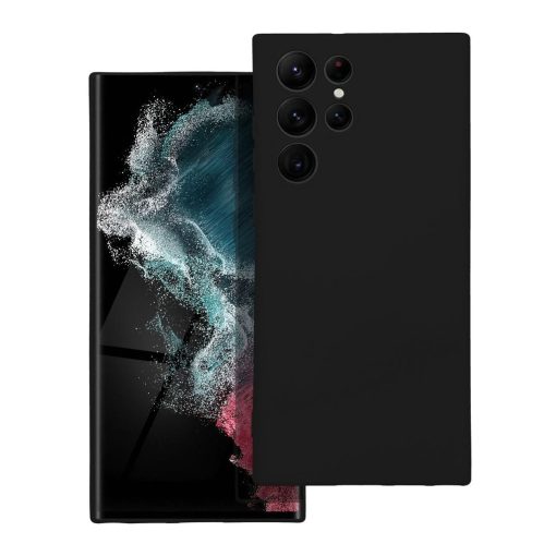 SAMSUNG S22 Ultra szilikon tok készülékhez fekete