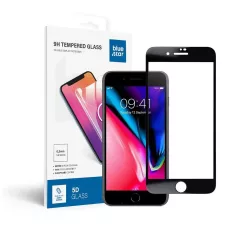   Blue Star 5D full glue edzett üvegfólia iPhone 7/8 Plus készülékhez fekete