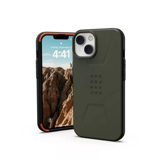UAG Urban Armor Gear CIVILIAN tok iPhone 14 Plus készülékhez MagSafe-kompatibilis, zöld