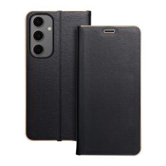   LUNA Book Gold tok Samsung Galaxy S24 FE készülékhez fekete