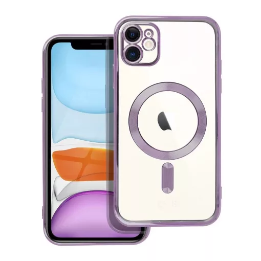 Electro Mag Cover tok iPhone 11 készülékhez MagSafe-kompatibilis lila