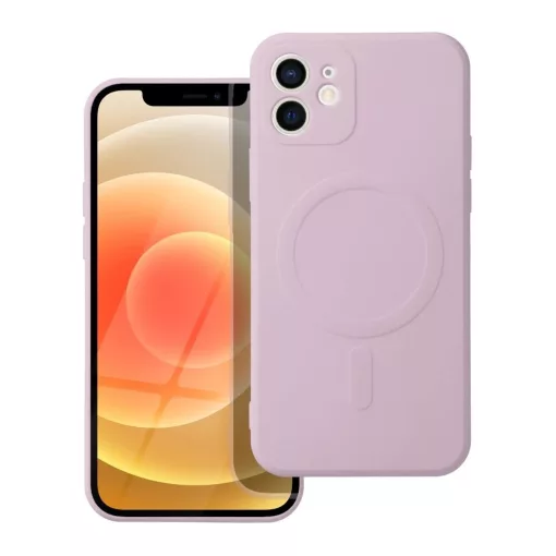 Silicone Mag Cover MagSafe-kompatibilis tok iPhone 12 Mini készülékhez, pink