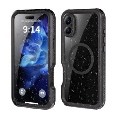   Shellbox GT iPhone 16 PLUS tok készülékhez vízálló MagSafe kompatibilis fekete