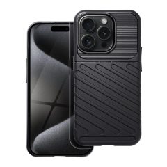 Thunder tok iPhone 15 Pro készülékhez, fekete