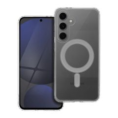   Samsung S24 FE készülékhez Clear Mag Cover (STR) tok, MagSafe kompatibilis, átlátszó