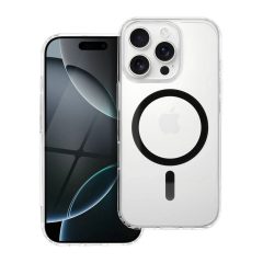   Samsung Galaxy A17 készülékhez Drop Glue Colorful Ring Mag Cover tok, kompatibilis MagSafe, fekete