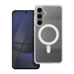   Clear Mag Cover (MID) tok Samsung S24 FE készülékhez, MagSafe-kompatibilis, átlátszó