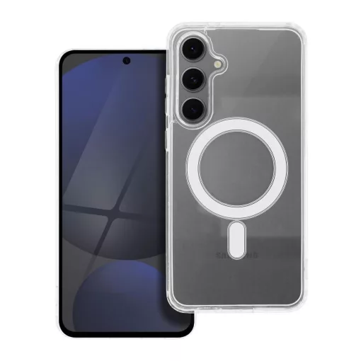 Clear Mag Cover (MID) tok Samsung S24 FE készülékhez, MagSafe-kompatibilis, átlátszó