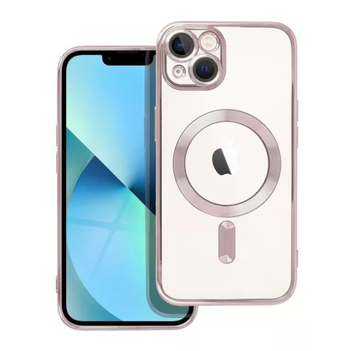 iPhone 13 készülékhez Electro Mag Cover tok, MagSafe-kompatibilis, rózsaarany