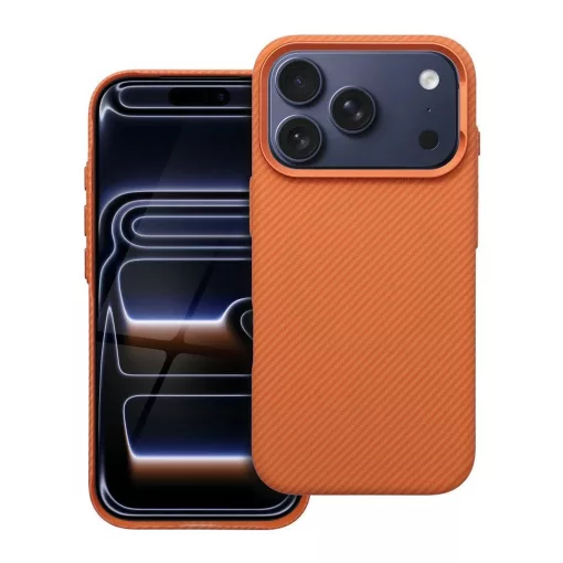 Tok iPhone 17 PRO MAX készülékhez Kevlar MagSafe-kompatibilis narancssárga