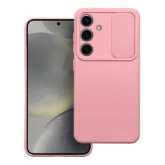 Samsung S24 készülékhez Slide tok, világos rózsaszín