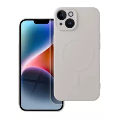   Silicone Mag Cover tok MagSafe-kompatibilis iPhone 14 készülékhez antikfehér