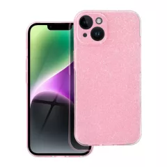   iPhone 14 készülékhez Blink átlátszó tok 2 mm rózsaszín