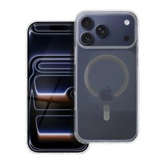   Drop Glue Colorful Ring Mag Cover tok MagSafe-kompatibilis iPhone 17 PRO MAX készülékhez, szürke