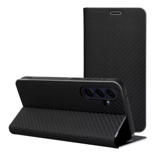 LUNA Book Carbon tok Samsung S25 Edge készülékhez fekete
