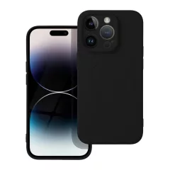 Szilikon MagSafe tok iPhone 14 Pro készülékhez fekete