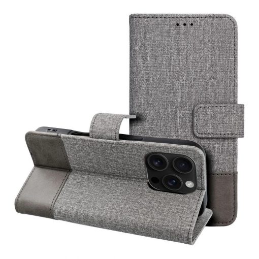 GOMMA Book tok Samsung S25 FE készülékhez szürke