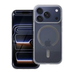   Drop Glue Colorful Ring Mag Cover tok iPhone 17 Pro készülékhez szürke