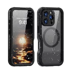   Shellbox GT vízálló MagSafe-kompatibilis tok iPhone 16 PRO készülékhez, fekete