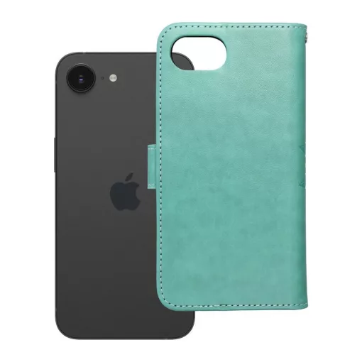 MEZZO fliptok iPhone 16e/17e (SE 4 2025) készülékhez Mandala zöld