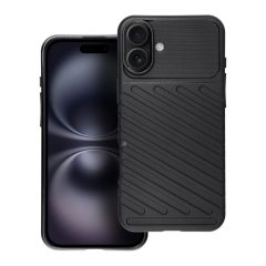 iPhone 16 PLUS készülékhez Thunder tok, fekete