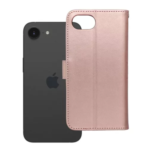 MEZZO Mandala könyvtok iPhone 16e (SE 4 2025) készülékhez rózsaarany