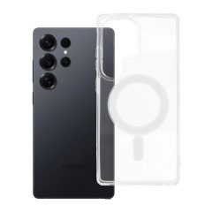   Samsung S25 ULTRA készülékhez Clear Mag Cover (STR) MagSafe-kompatibilis tok átlátszó