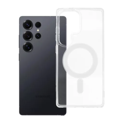 Samsung S25 ULTRA készülékhez Clear Mag Cover (STR) MagSafe-kompatibilis tok átlátszó