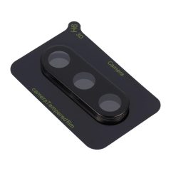   5D Full Glue edzett kameralencsevédő üvegfólia Samsung Galaxy S24 FE készülékhez fekete