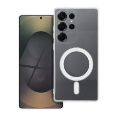   Samsung A17 5G készülékhez Mag Cover tok, 2 mm, MagSafe-kompatibilis, kameravédelemmel, átlátszó