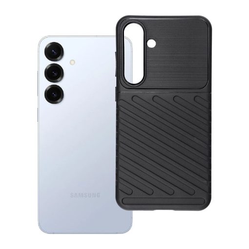 Samsung S25 PLUS készülékhez Thunder tok fekete