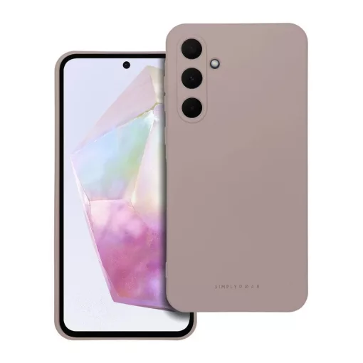 ROAR case SPACE tok Samsung Galaxy A35 5G készülékhez poros rózsaszín
