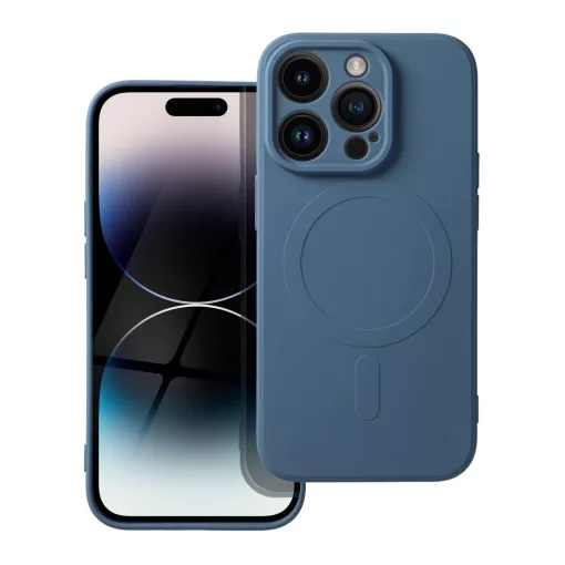 Silicone Mag Cover MagSafe-kompatibilis tok iPhone 14 Pro készülékhez kék