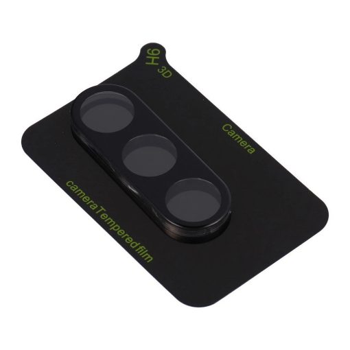 5D Full Glue kamera lencse védőüveg Samsung Galaxy S25 készülékhez fekete