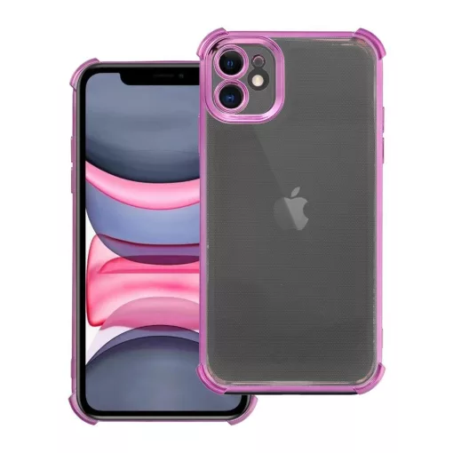 iPhone 11 készülékhez Antishock Electro tok lila