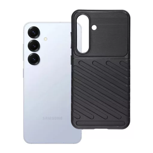 Thunder tok Samsung S25 készülékhez, fekete