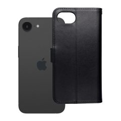   MEZZO füzetes tok iPhone 16e/17e (SE 4 2025) készülékhez, Teddy Bear, fekete