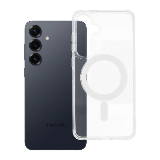 Clear Mag Cover STR tok Samsung S25 Plus készülékhez, MagSafe-kompatibilis, átlátszó