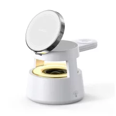   DUZZONA W23 5 az 1-ben mágneses vezeték nélküli töltőállomás Bluetooth-hangszóróval
