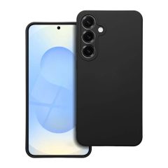 Samsung S25 Plus készülékhez szilikon tok, fekete