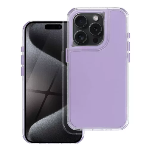 iPhone 14 Matrix tok készülékhez, világoslila