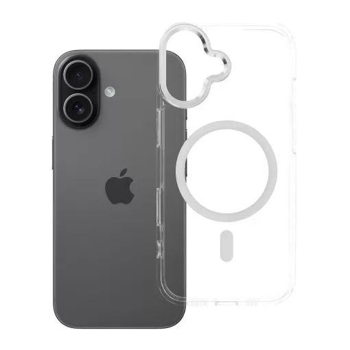 FRAME CLEAR HYBRID MAG COVER MagSafe-kompatibilis tok iPhone 17 készülékhez átlátszó