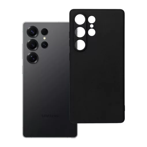 Puha tok Samsung Galaxy S25 Ultra készülékhez, fekete