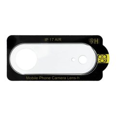  5D teljes ragasztású kamera üvegfólia iPhone 17 Air készülékhez, átlátszó