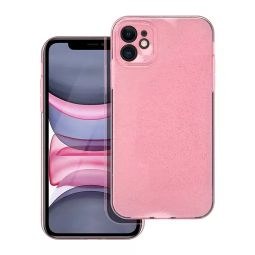 iPhone 11 készülékhez Blink 2 mm átlátszó tok, rózsaszín