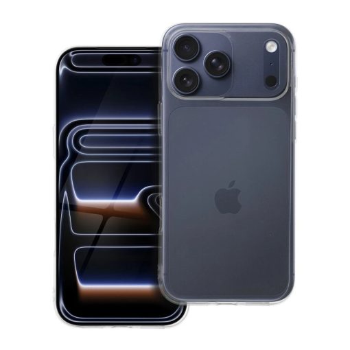 CLEAR Case 2 mm tok iPhone 17 Pro Max készülékhez, átlátszó