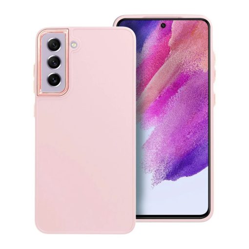 FRAME tok Samsung Galaxy S21 FE készülékhez porrózsaszín